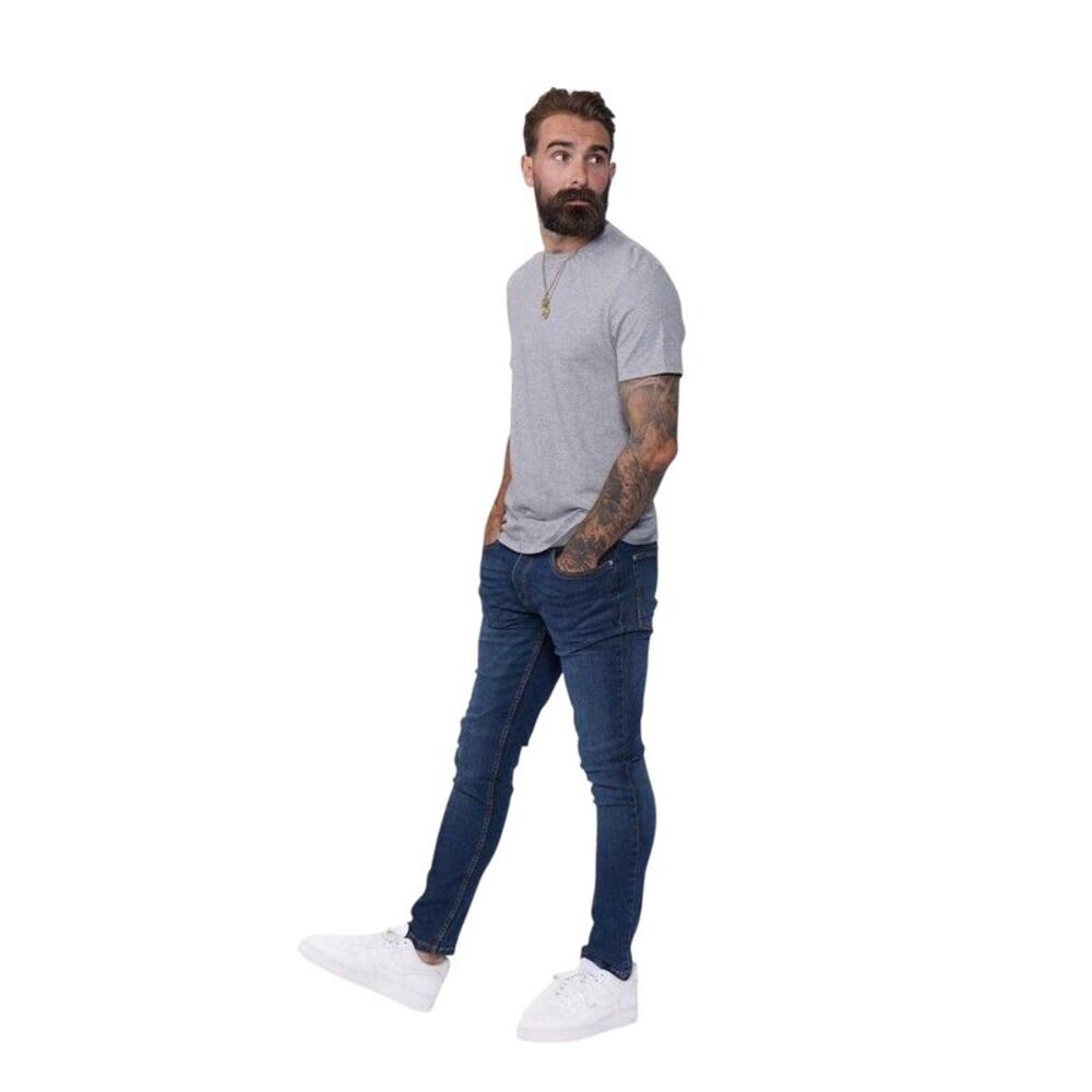 Firetrap Mens Denim Skinny Jeans / Dark Wash
